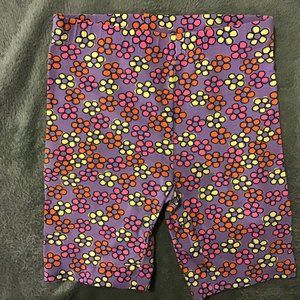 Hanna Andersson 110 floral bike shorts